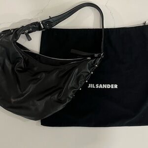 Jil Sander leather hobo bag